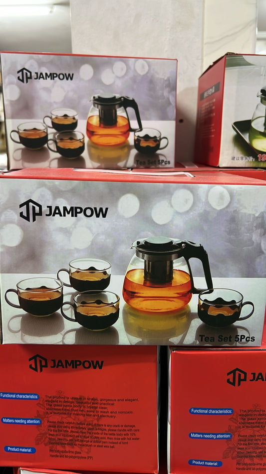 סט תה זכוכית